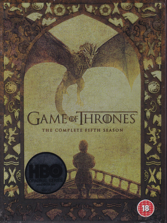 DVD Game Of Thrones (QUINTA SÉRIE COMPLETA) Edição Limitada - Novo