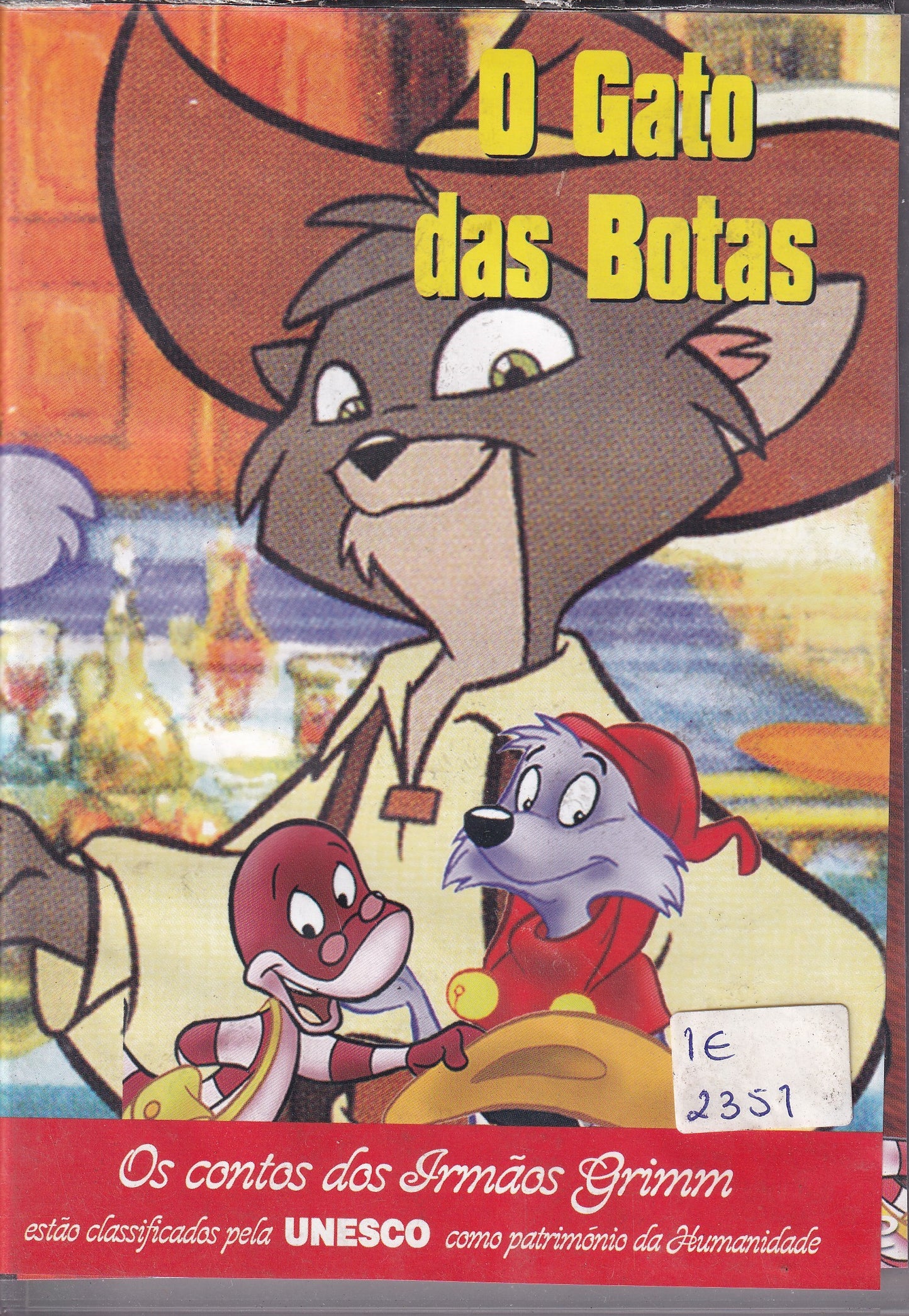 DVD O Gato Das Botas ( Os Contos Dos Irmãos Grimm ) - Usado