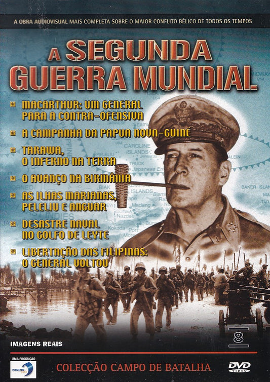 DVD - A Segunda Guerra Mundial Nº8 - NOVO