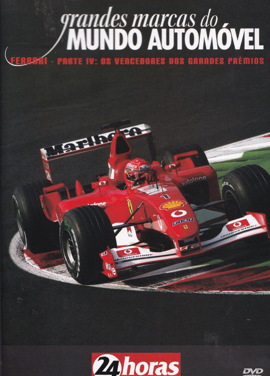 DVD Grandes Marcas Do Mundo Automóvel: Ferrari  PARTE IV (OS VENCEDORES DOS GRANDES PRÉMIOS) - USADO