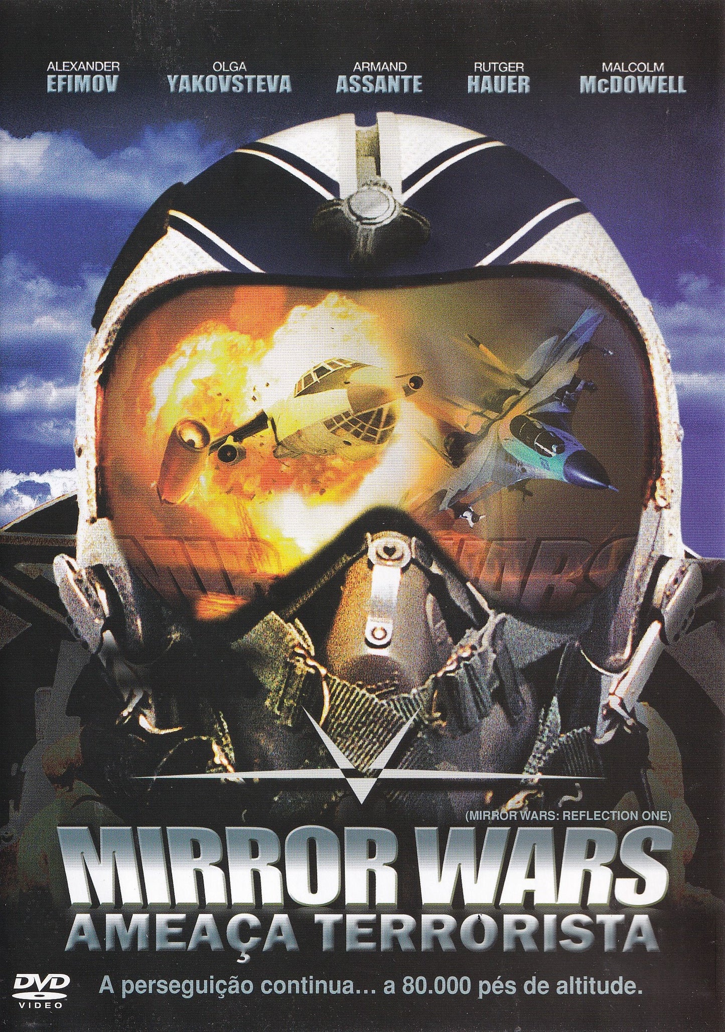 DVD MIRROR WARS AMEÇA TERRORISTA  - USADO