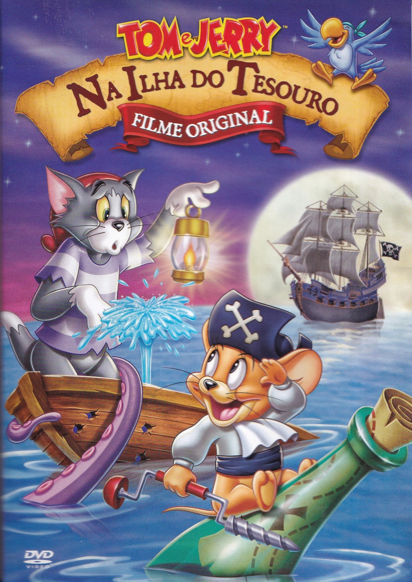 DVD Tom & Jerry: Na Ilha Do Tesouro - Usado
