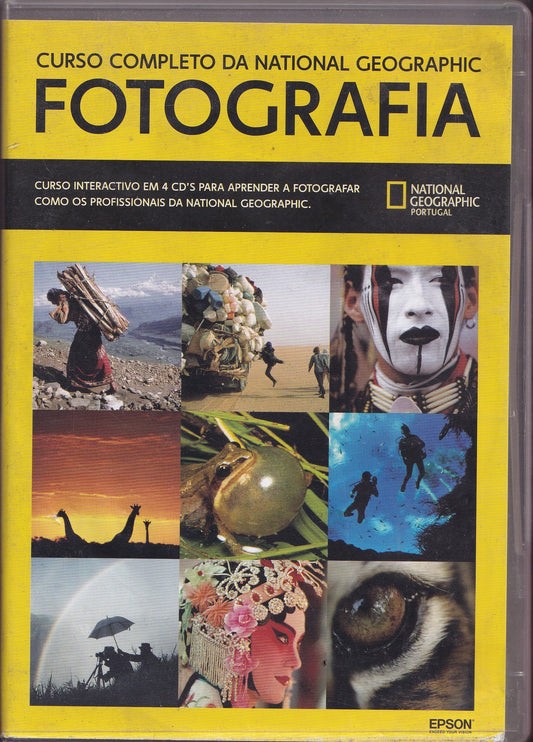 DVD CURSO COMPLETO DA NATIONAL GEOGRAPHIC FOTOGRAFIA - USADO