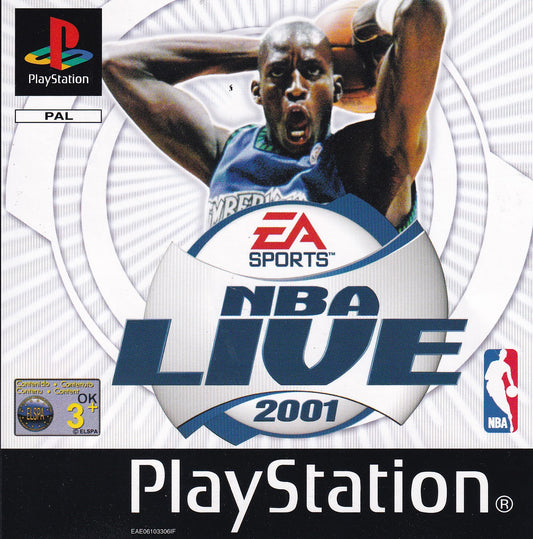 PS1 NBA Live 2001 - Usado