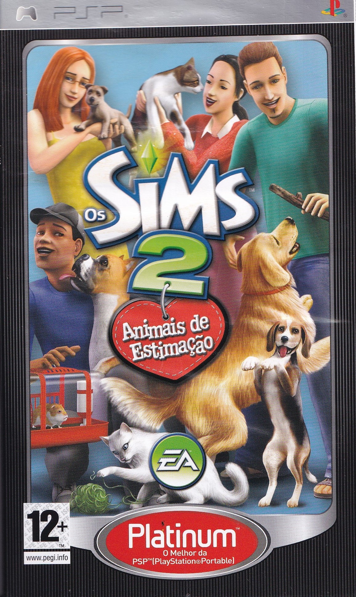 PSP Os Sims 2 ANIMAIS DE ESTIMAÇÃO ( PLATINUM ) - USADO