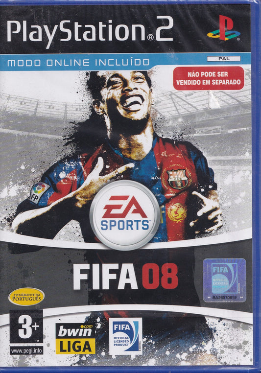 PS2 FIFA 08 - NOVO