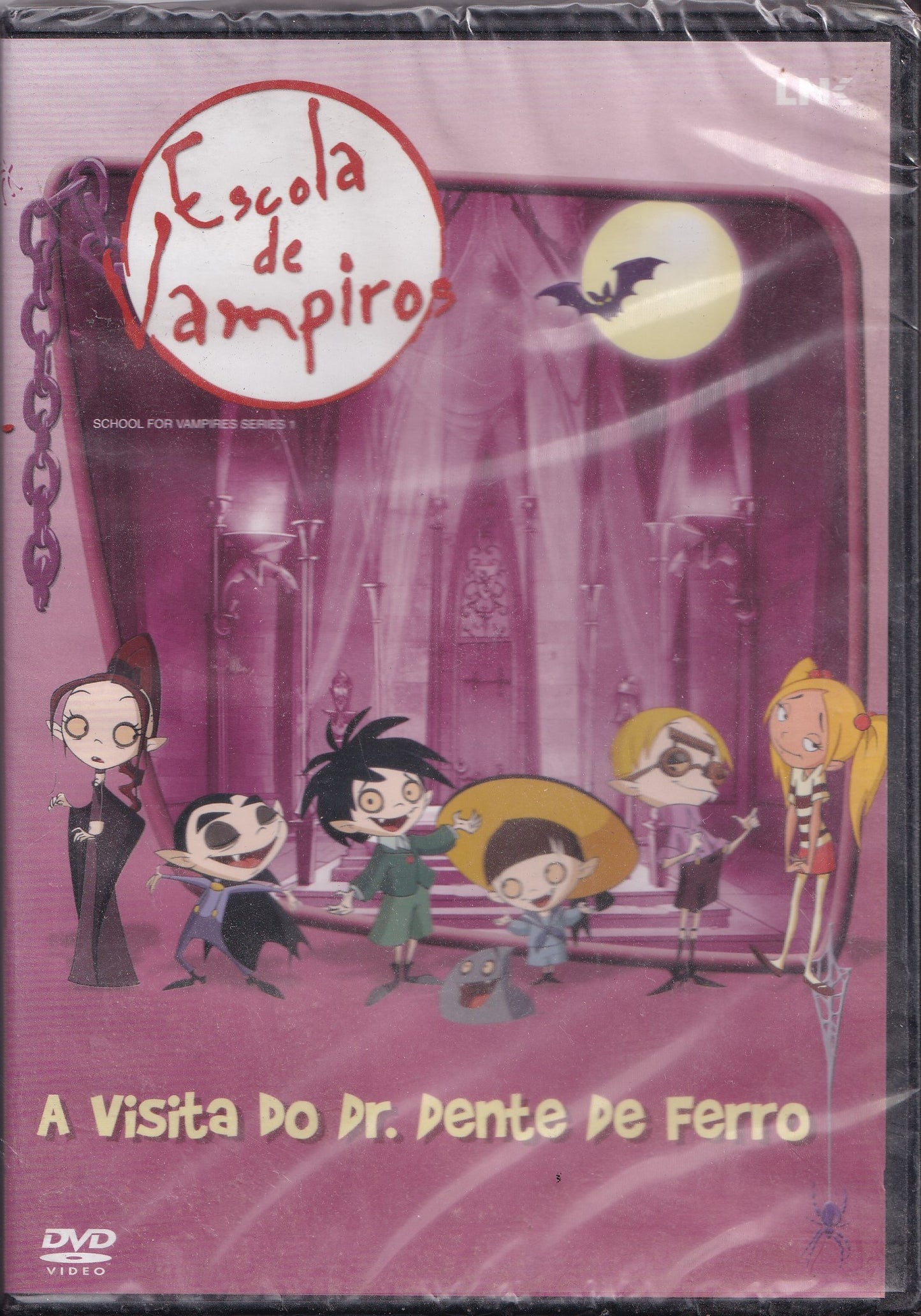 DVD ESCOLA DE VAMPIROS A VISITA DO DR. DENTE DE FERRO VL 1  - NOVO