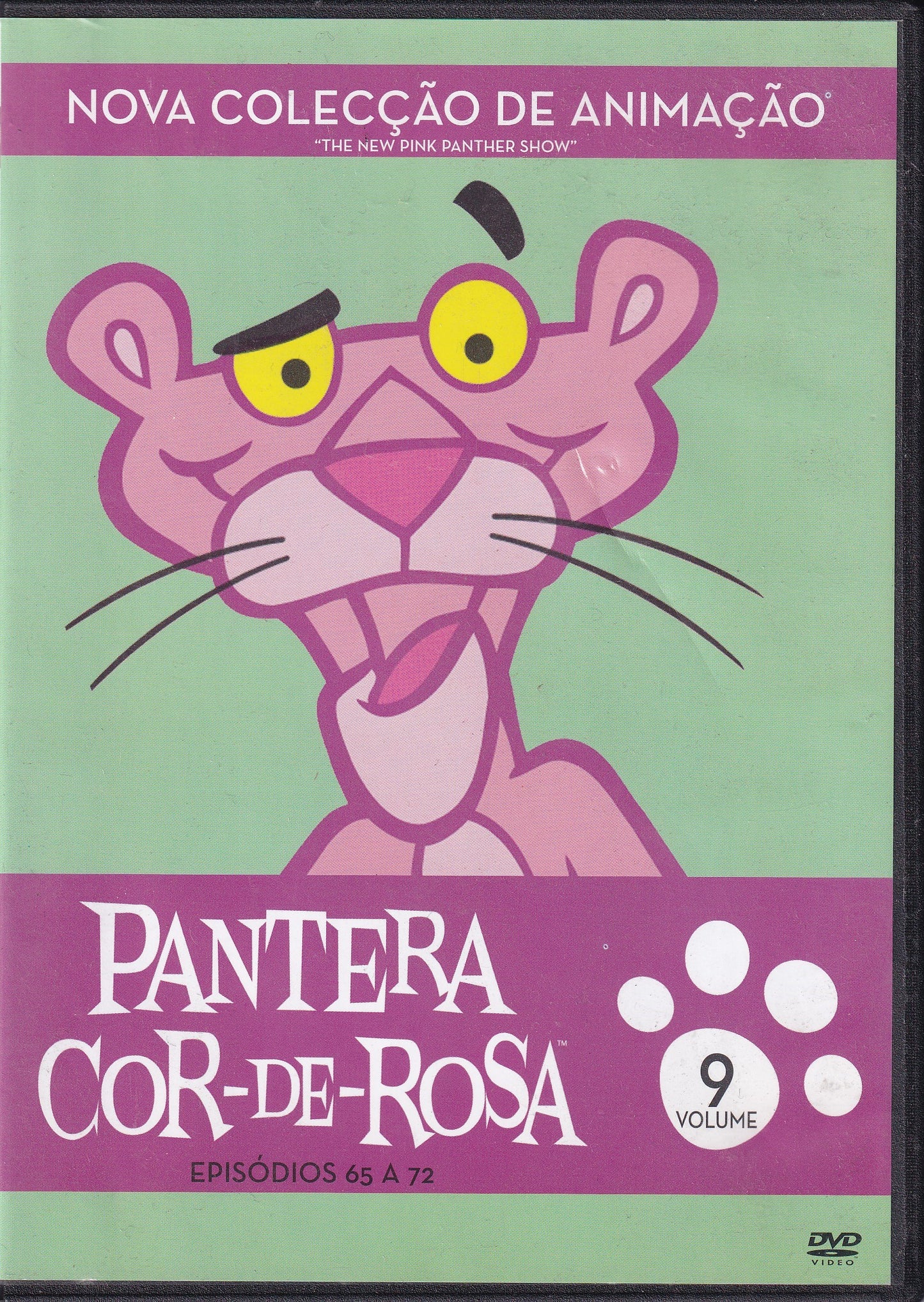 DVD PANTERA COR-DE-ROSA VL 9 ( EPISÓDIOS DO 65 A 72 ) - USADO