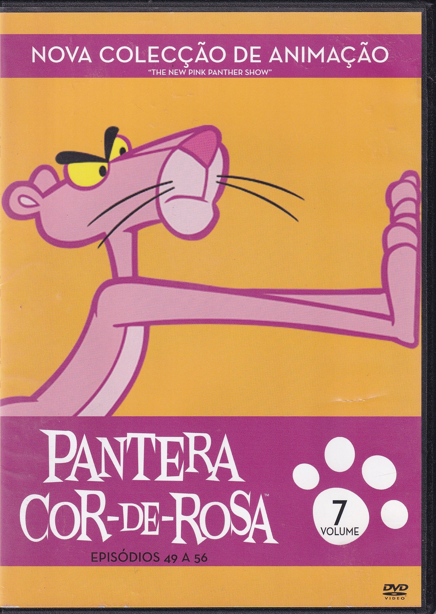 DVD PANTERA COR-DE-ROSA VL 7 ( EPISÓDIOS 49 A 56 ) - USADO