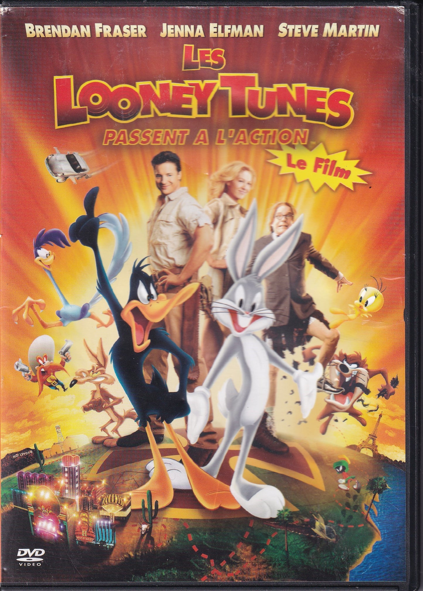 DVD LES LOONEY TUNES PASSENT A L´ACTION LE FILM - USADO