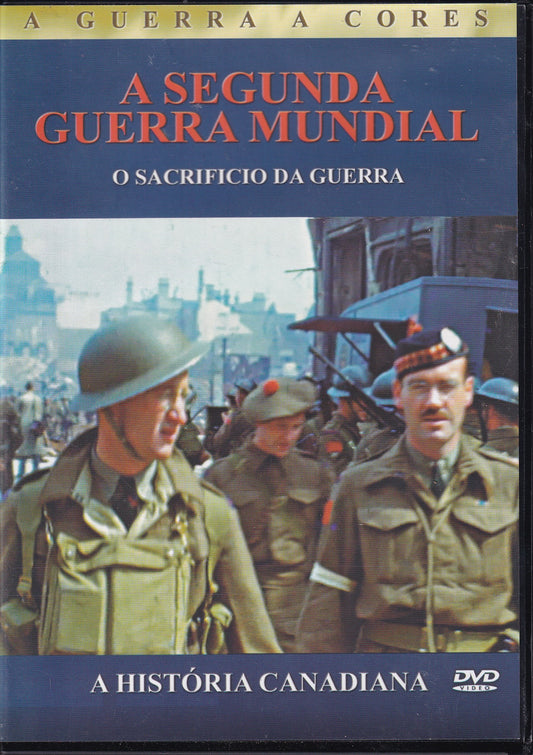 DVD A SEGUNDA GUERRA MUNDIAL O SACRIFICIO DA GUERRA - USADO