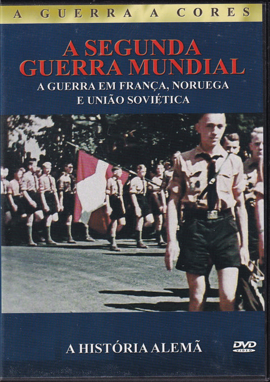DVD A SEGUNDA GUERRA MUNDIAL A GUERRA EM FRANÇA , NORUEGA E UNIÃO SOVIÉTICA - USADO