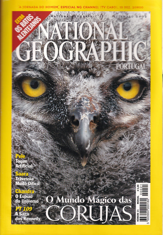 Revista National Geographic Portugal #21 (Corujas) Dez.2002 - USADO