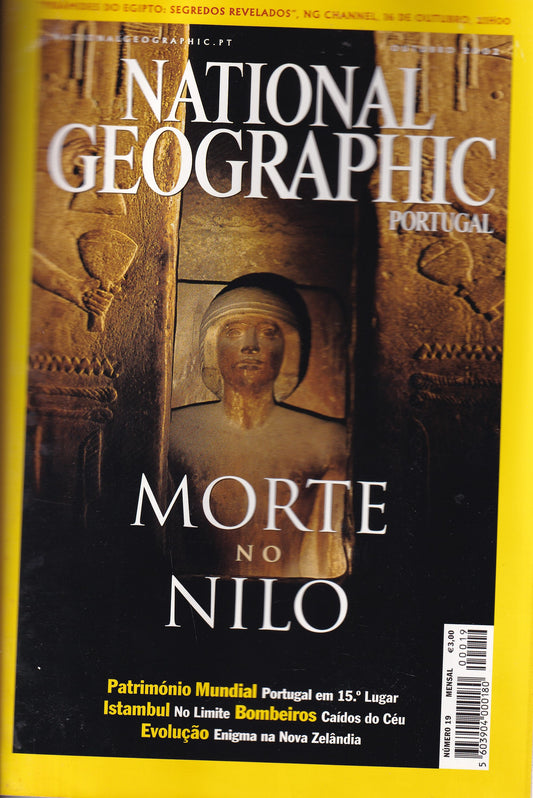 Revista National Geographic Portugal #19 (Morte no Nilo) Out.2002 - USADO