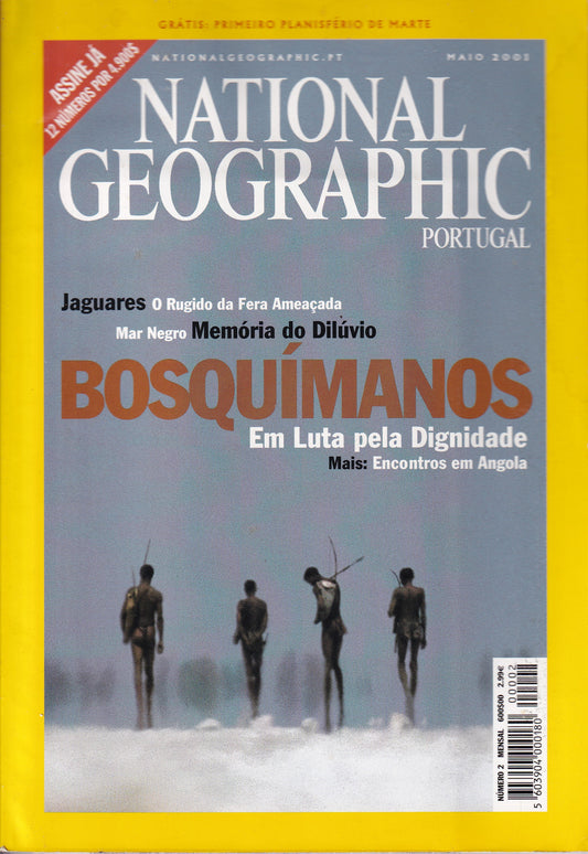 Revista National Geographic Portugal #02 (Bosquímanos) Mai.2001 - USADO