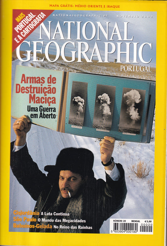 Revista National Geographic Portugal #20 (Armas de Destrição Maciça) Nov.2002 - USADO