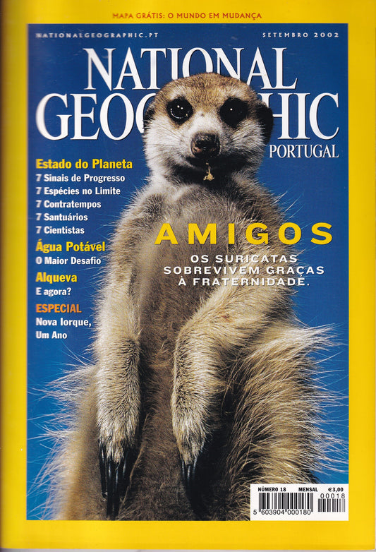 Revista National Geographic Portugal #18 (Amigos) Set.2002 - USADO