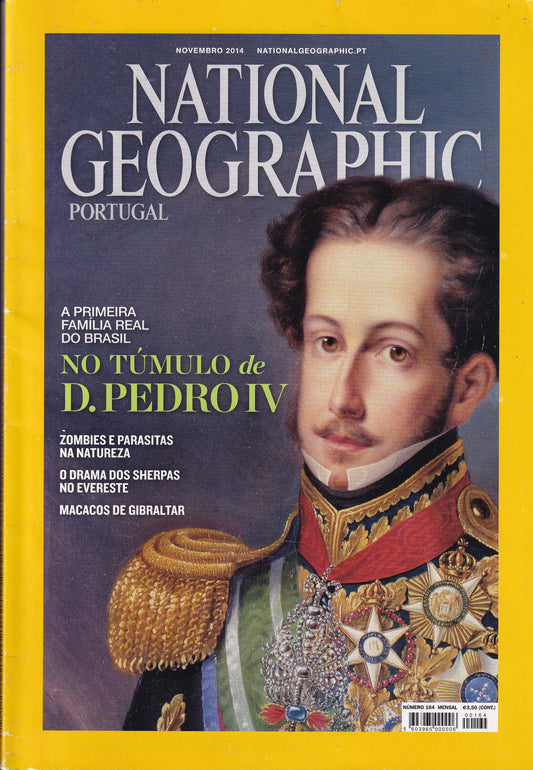 Revista National Geographic Portugal #164(D. Pedro) Nov.2014 - USADO