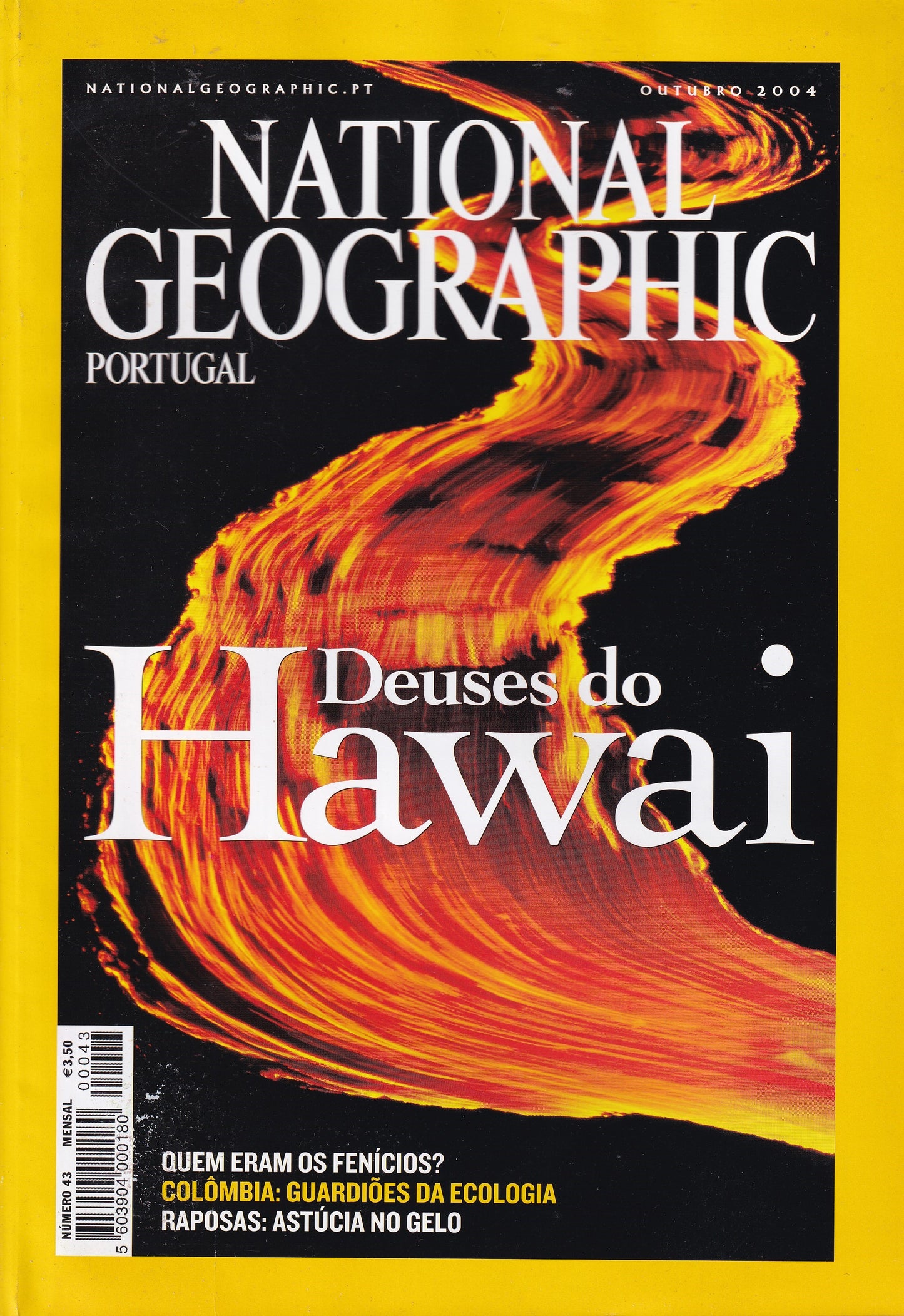 Revista National Geographic Portugal #43(Deuses do Hawail) Out.2004 - USADO