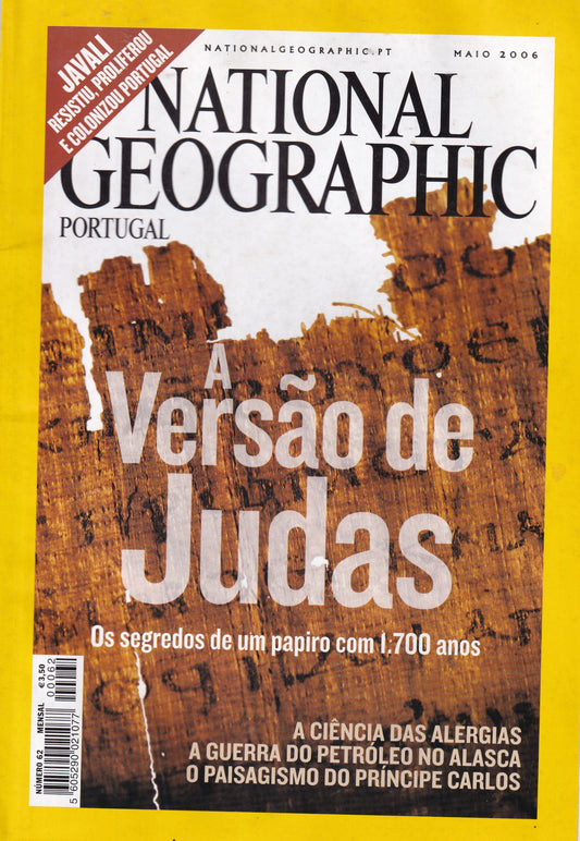 Revista National Geographic Portugal #62 (...Judas) Mai.2006- USADO