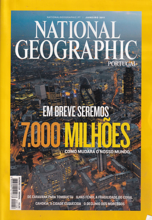 Revista National Geographic Portugal #118 (7000 Milhões) Jan.2011- USADO