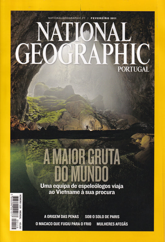 Revista National Geographic Portugal #119(A maior Gruta...) Fev.2011- USADO