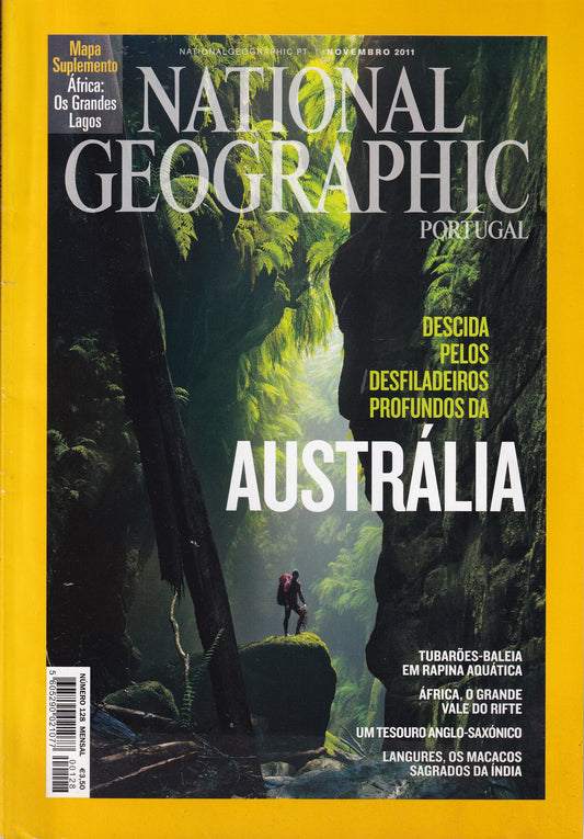 Revista National Geographic Portugal #128 (Austrália) Nov.2011- USADO