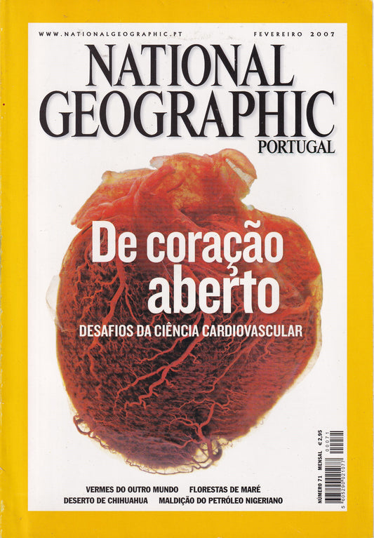 Revista National Geographic Portugal #71 (De Coração...) Fev.2007 - USADO
