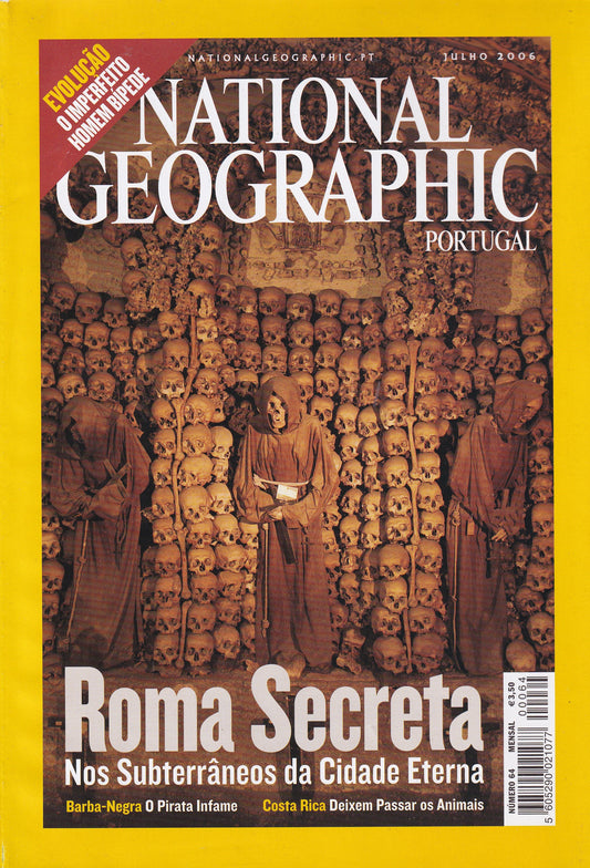 Revista National Geographic Portugal #64(Roma Secreta) Jul.2007- USADO
