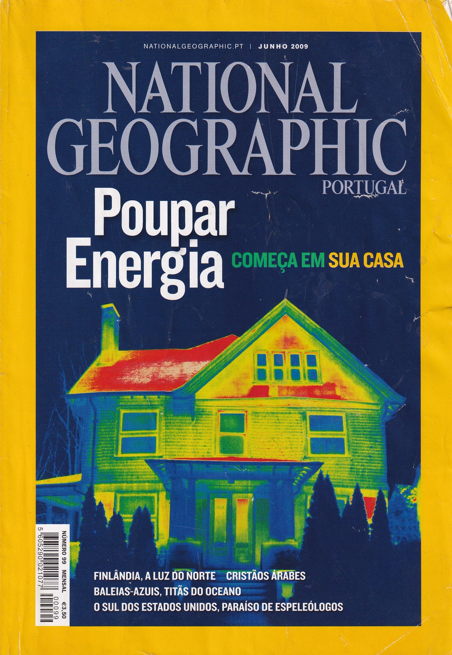 Revista National Geographic Portugal #99 (Poupar Energia) Junho.2009- USADO