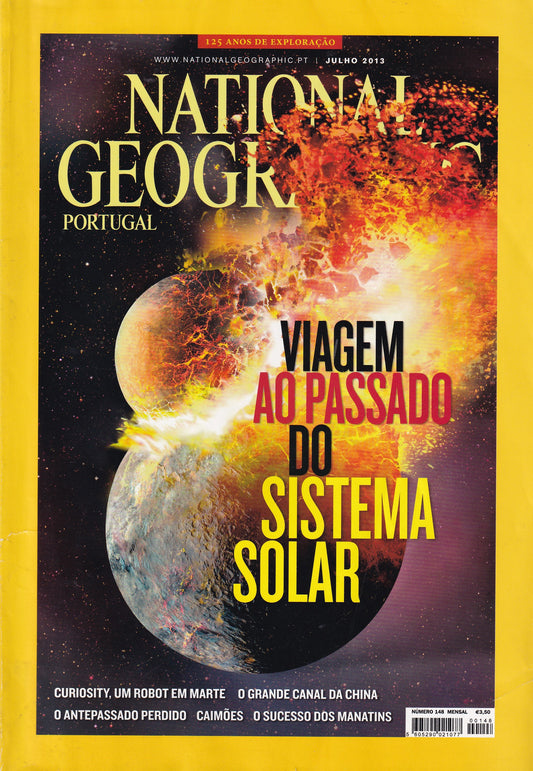 Revista National Geographic Portugal #148(VIAGEM AO PASSADO) JUL2013 - USADO