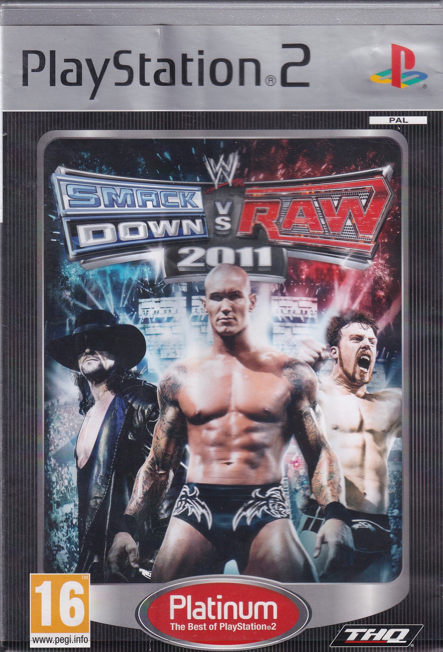 PS2 WWE SmackDown vs. Raw 2011 Platinium - USADO
