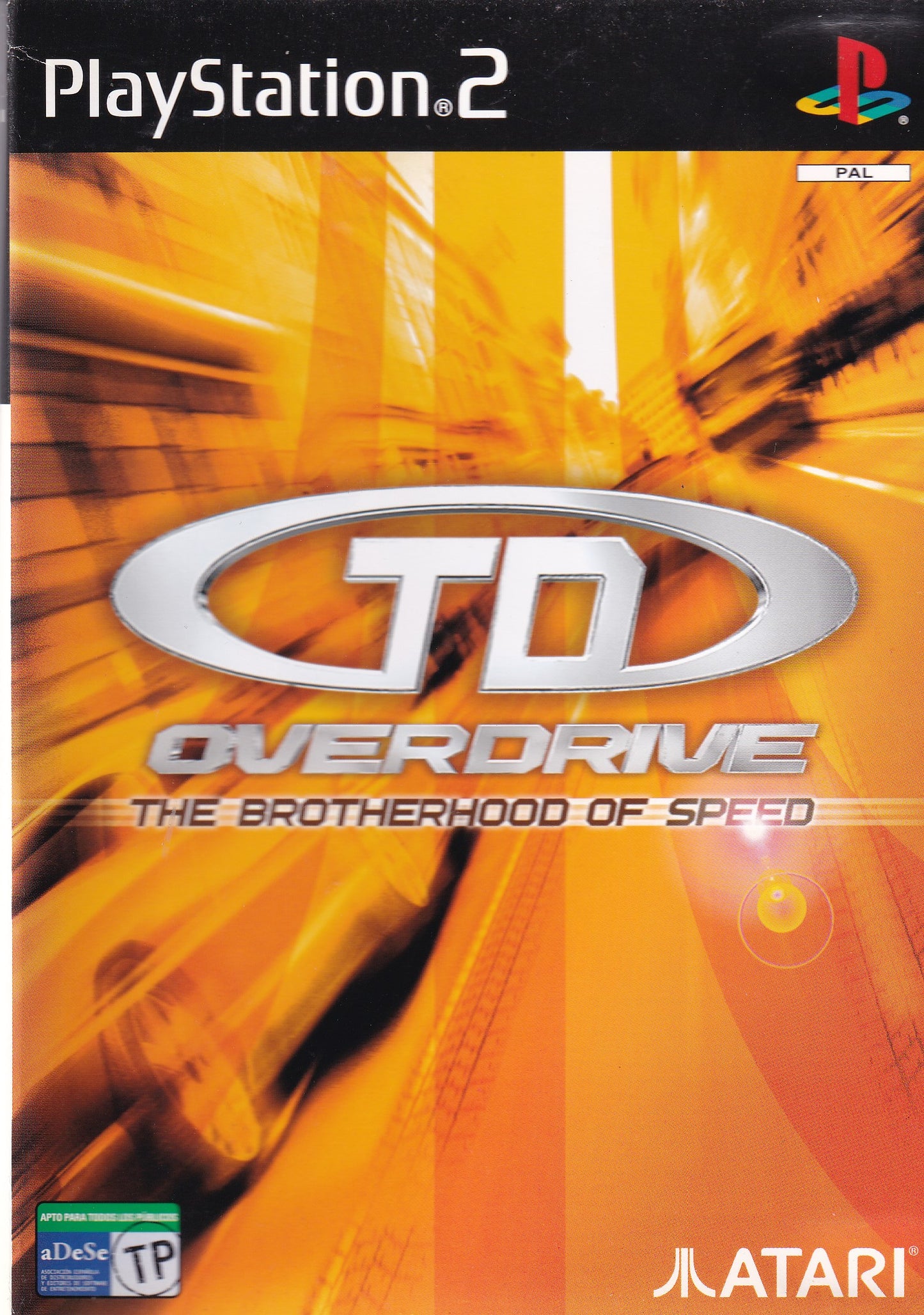 PS2 TD OVERDRIVE - USADO