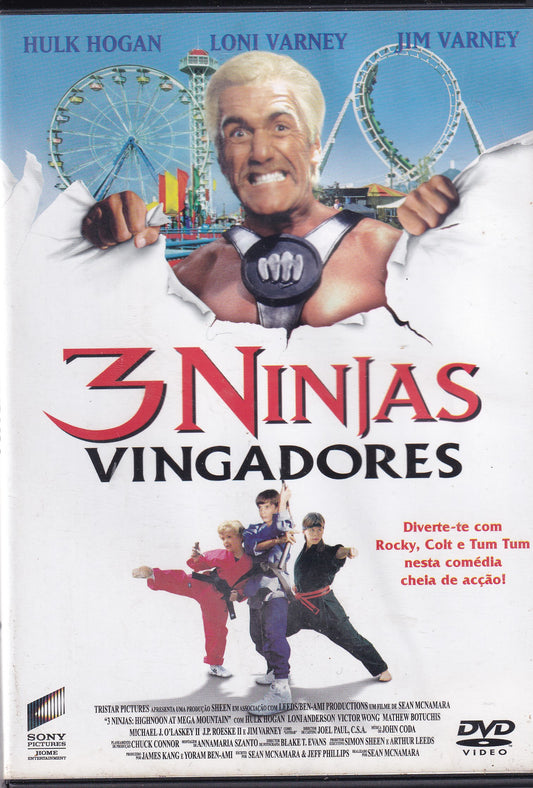 DVD 3 Ninjas Vingadores -USADO