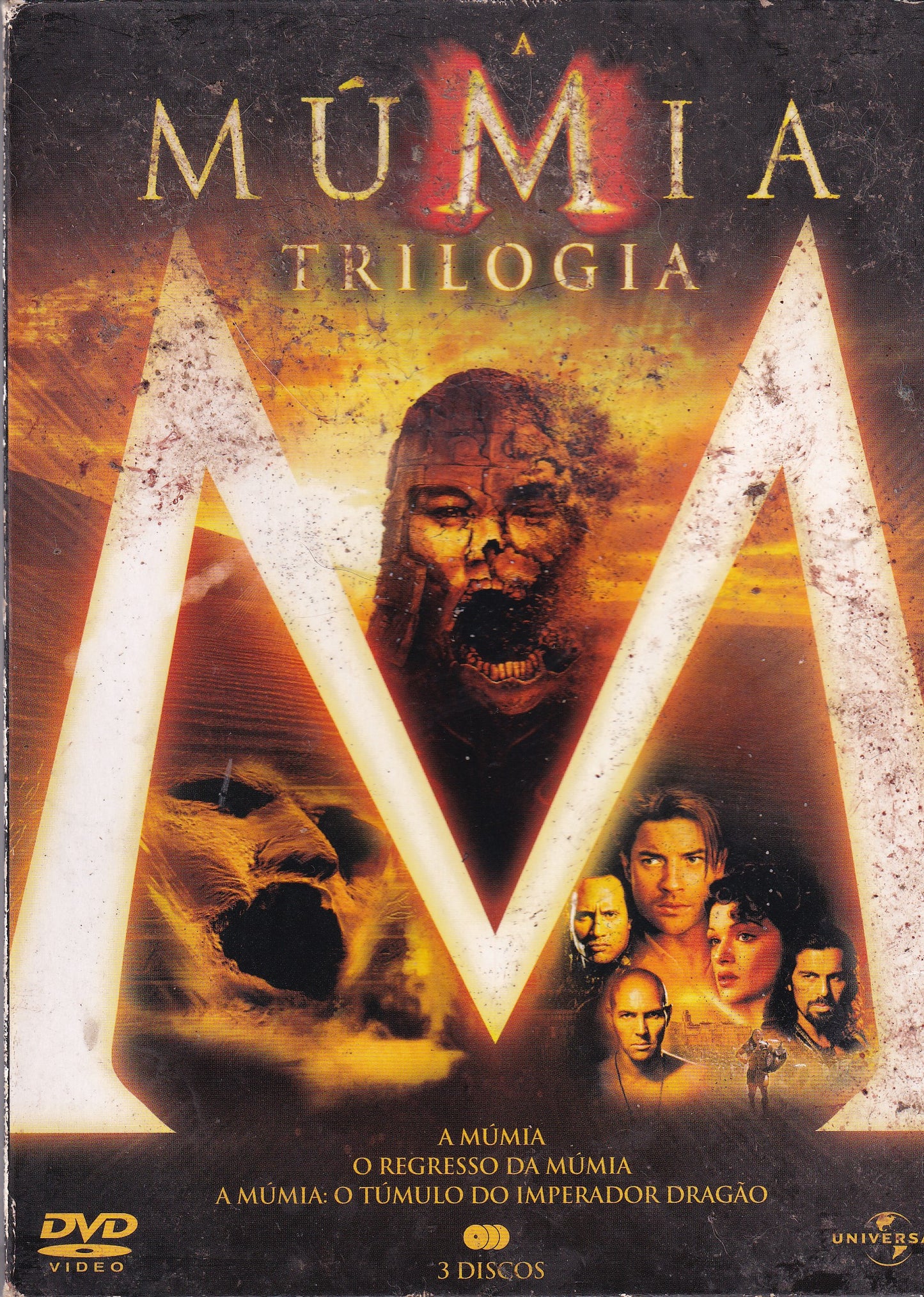 DVD A Múmia -Trilogia-  3 Discos - USADO