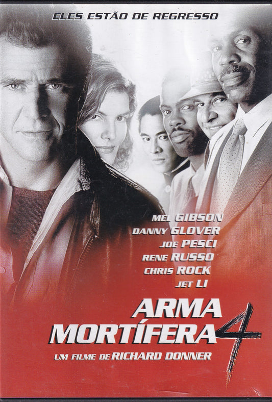 DVD Arma Mortífera 4 - USADO