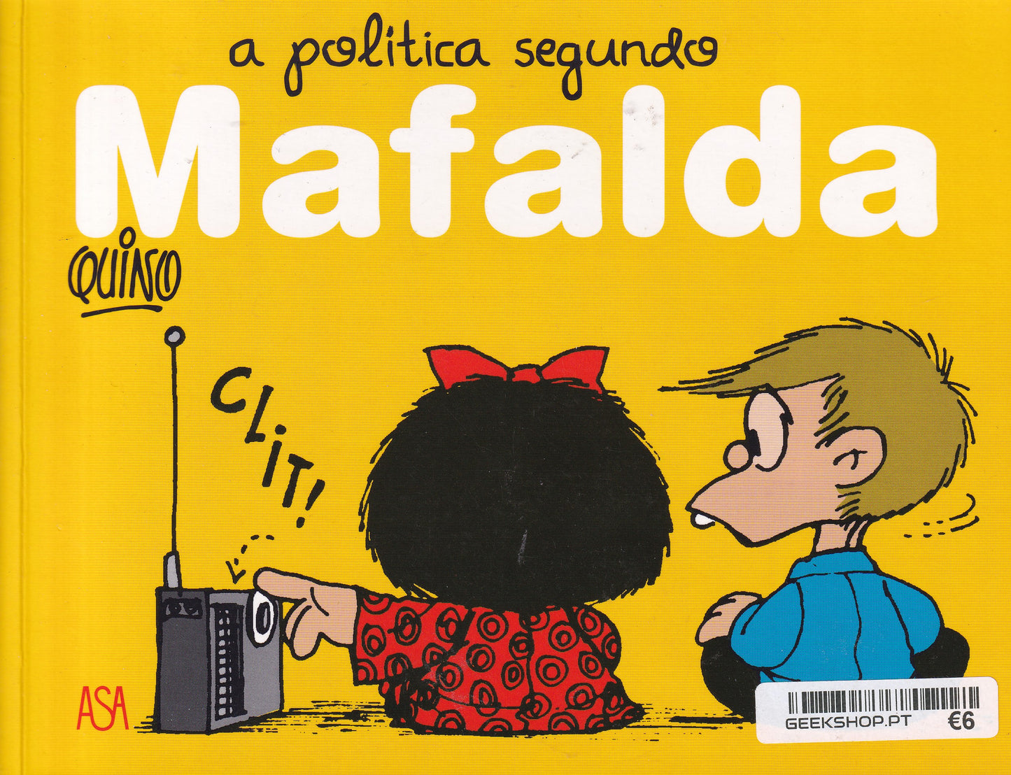 LIVRO A POLITICA SEGUNDO MAFALDA - USADO