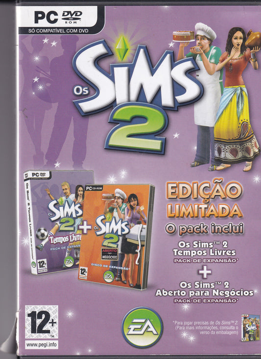 PC Os Sims 2 Edição Limitada 2 CD'S - USADO