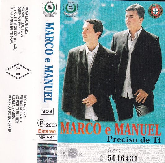 Cassete Marco e Manuel - USADO