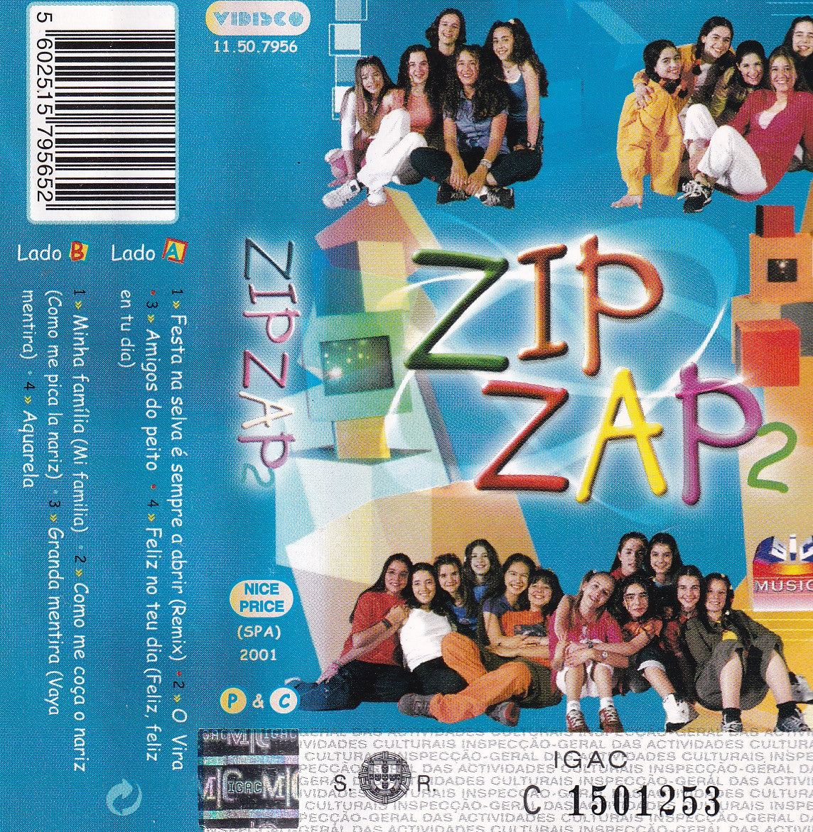 CASSETE- ZIP ZAP 2- USADO
