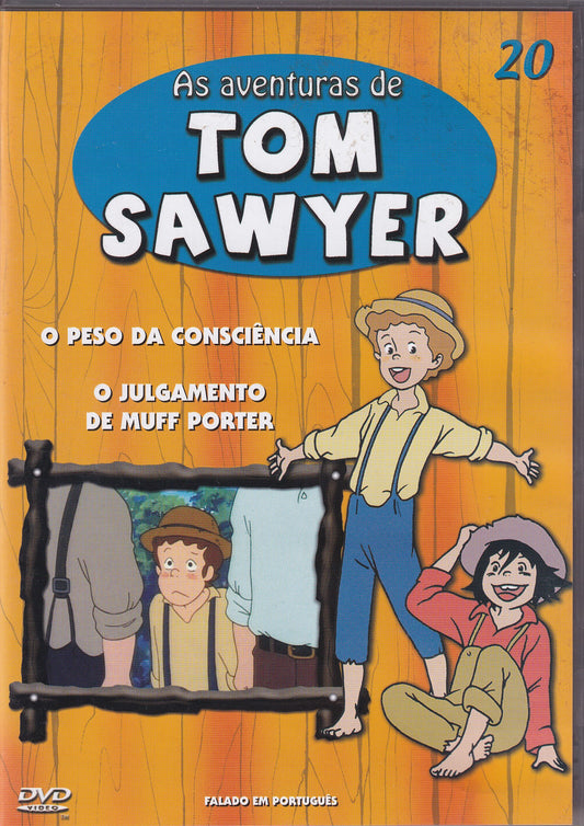 DVD AS AVENTURAS DE TOM SAWYER #20 - O PESO DA CONSCIÊNCIA - O JULGAMENTO DE MUFF PORTER - USADO