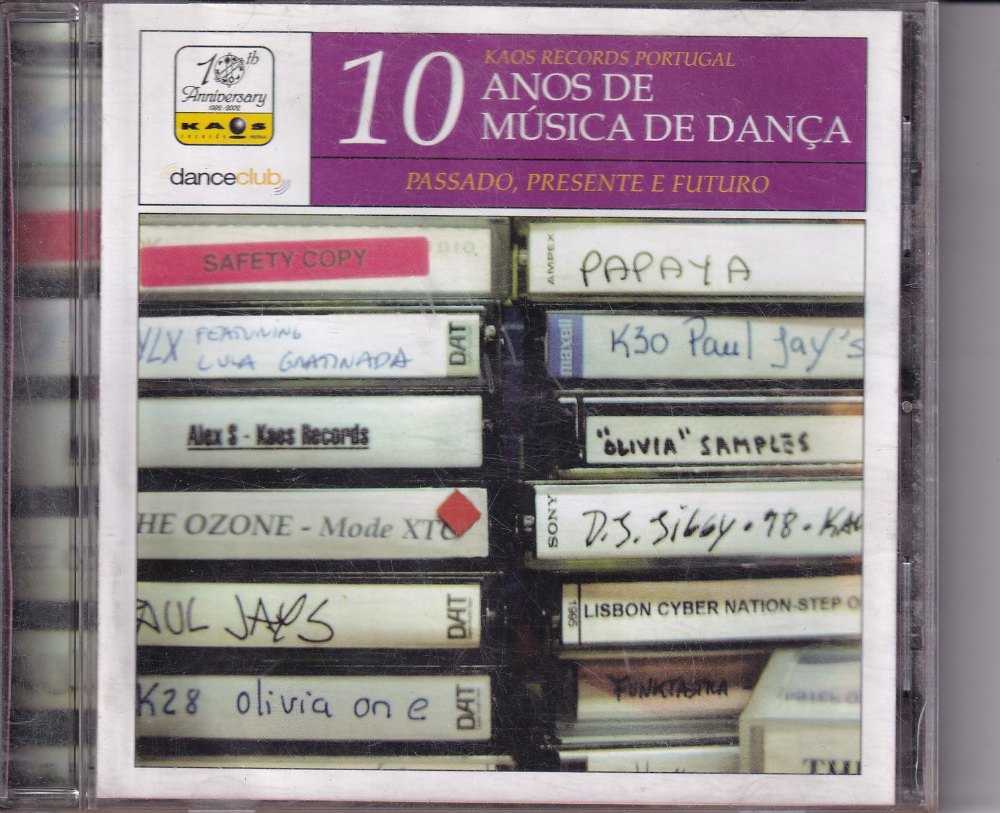 CD - 10 ANOS DE MÚSICA DE DANÇA DANCECLUB - USADO