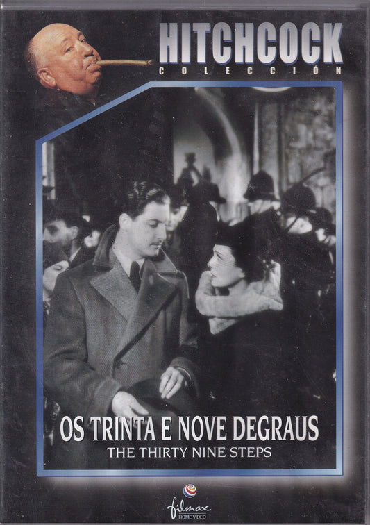 DVD OS TRINTA E NOVE DEGRAUS (THE THIRTY NINE STEPS) - USADO