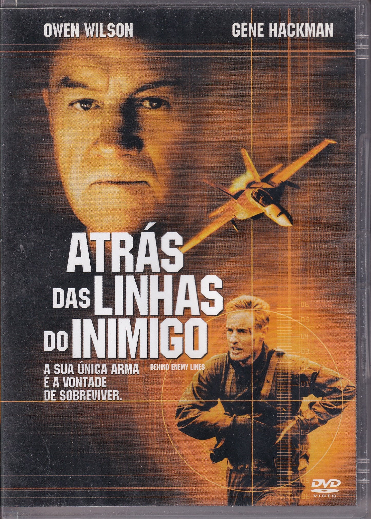 DVD- ATRÁS DAS LINHAS DO INIMIGO - USADO