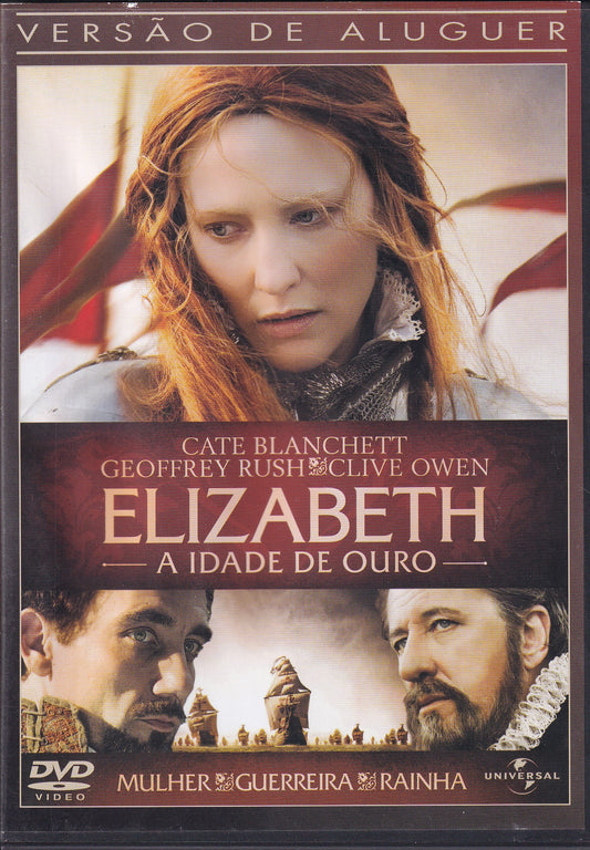 DVD- ELIZABETH A IDADE DE OURO VERSÃO DE ALUGUER - USADO