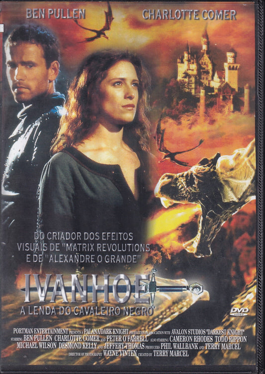 DVD- IVANHOE A LENDA DO CAVALEIRO NEGRO - USADO
