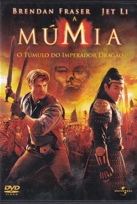 DVD Múmia O Túmulo do Imperador Dragão - USADO