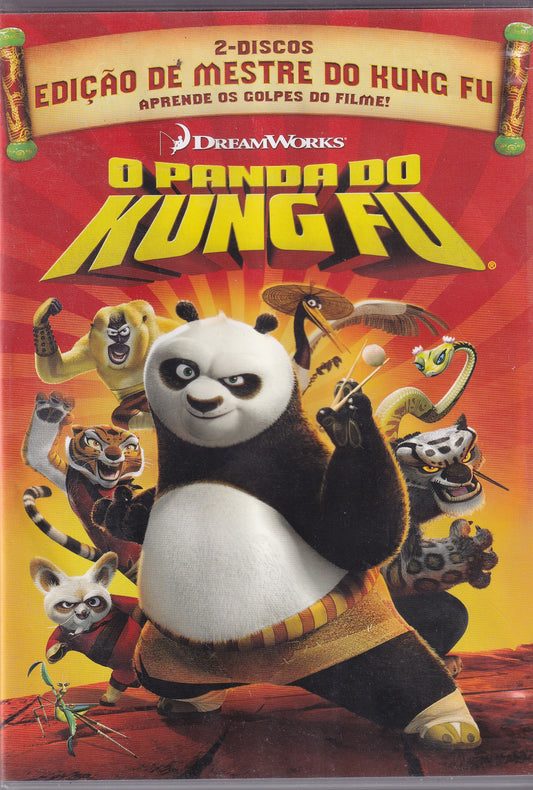 DVD O PANDA DO KUNG FU EDIÇÃO MESTRE DO KUNG FU 2 DISCOS - USADO