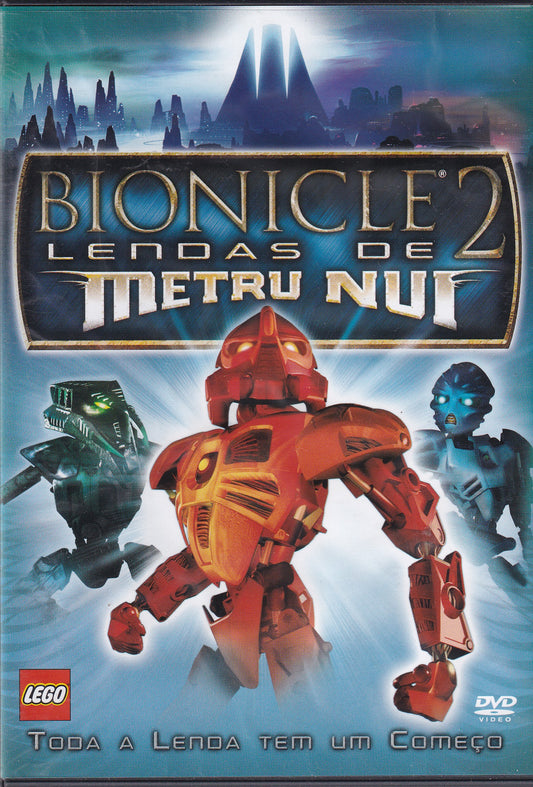 DVD BIONICLE 2 LENDAS DE METRU NUI - USADO