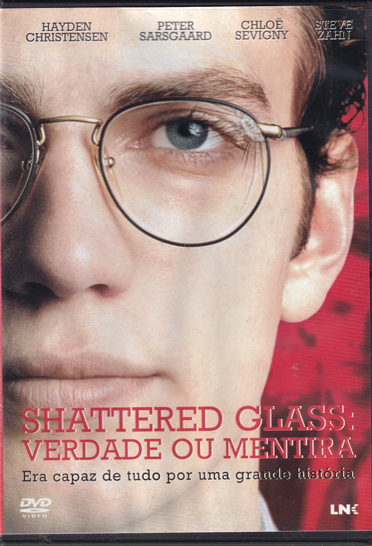 DVD SHATTERED GLASS: VERDADE OU MENTIRA - USADO